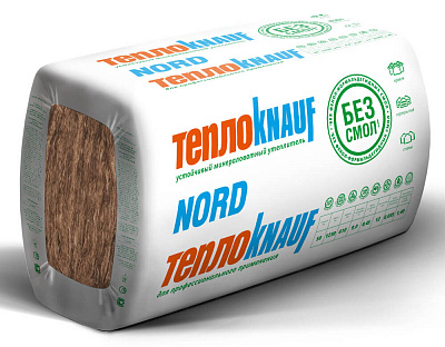 Утеплитель ТеплоКНАУФ НОРД TR035 100х610х1230мм 6шт 4,5м2 0,45м3 KNAUF INSULATION плита