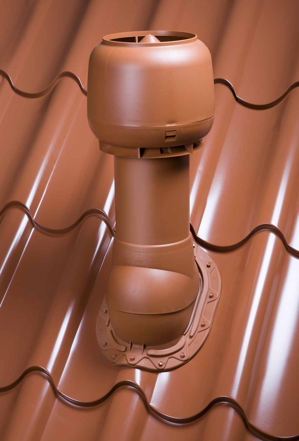 734409 Вентиляционный выход 125 160 500 (кирпичный) вид на крыше