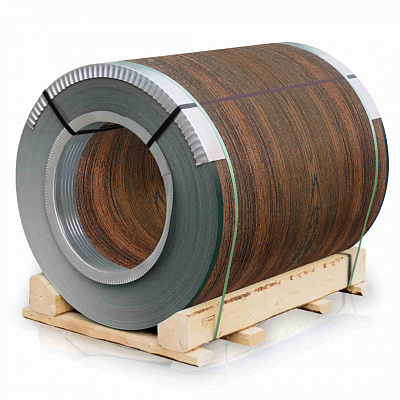 Рулон стали под дерево Античное Дерево 3D 0.45х1250мм Принтек Россия 2х сторонний Рулон стали под дерево Античное Дерево 3D 0.45х1250мм Принтек Россия 2х сторонний