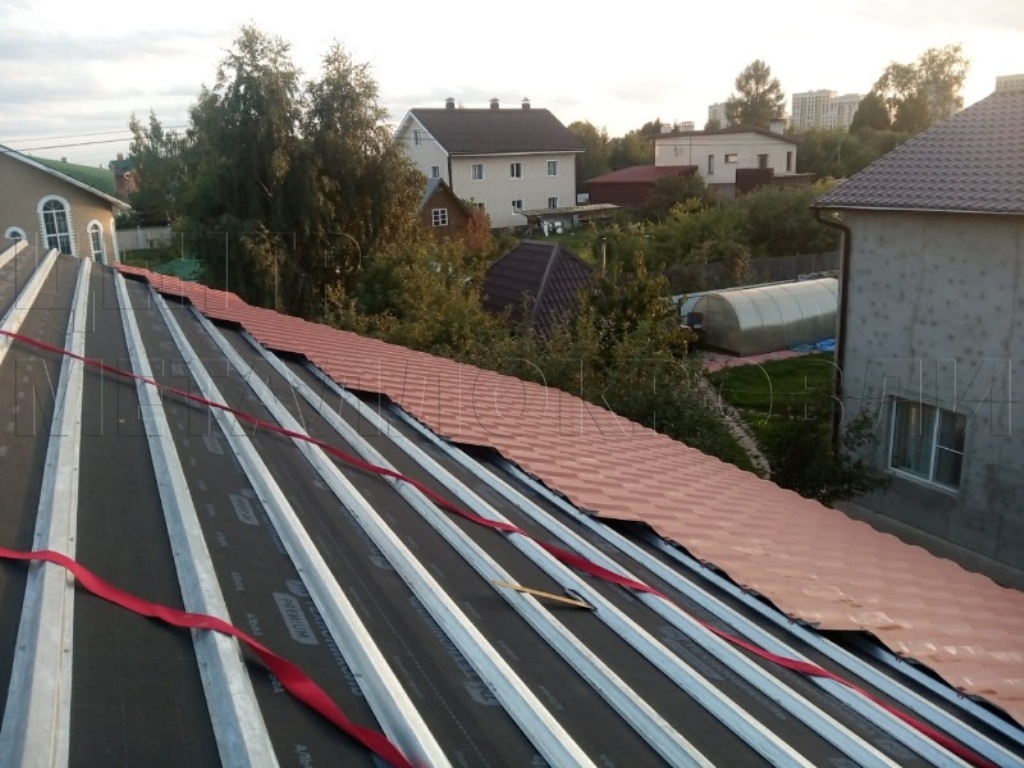 Металлочерепица Геркулес 8004 терракотовый Стальной Бархат от Центра Металлокровли в Кокшетау