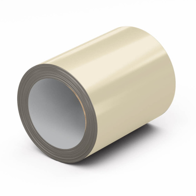 Рулон стали полиэстер RAL1015 Слоновая Кость 0.45х1250мм открытый Рулон стали полиэстер RAL1015 Слоновая Кость 0.45х1250мм открытый