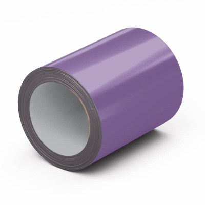 Рулон стали полиэстер RAL4005 Сиреневый 0.45х1250мм открытый Рулон стали полиэстер RAL4005 Сиреневый 0.45х1250мм открытый