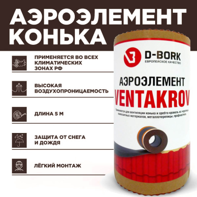 Аэроэлемент конька кровли Ventakrov LUX описание Аэроэлемент конька кровли Ventakrov LUX описание