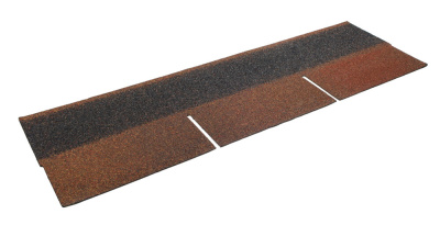 Гибкая черепица Shinglas Классик Фламенко Коричневый фото гонта 2