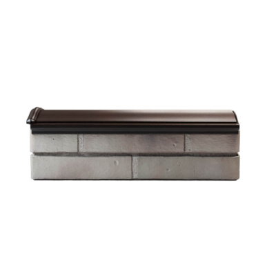 Парапет ZKING MONBLAN 170х510х50мм Коричневый с посадкой на 0.5 кирпича (130мм) фото 1