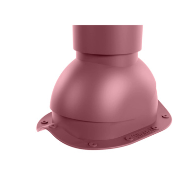 Труба вентиляционная VIOTTO d150мм h650мм для металлочерепицы RAL3005 красное вино утепленная основание