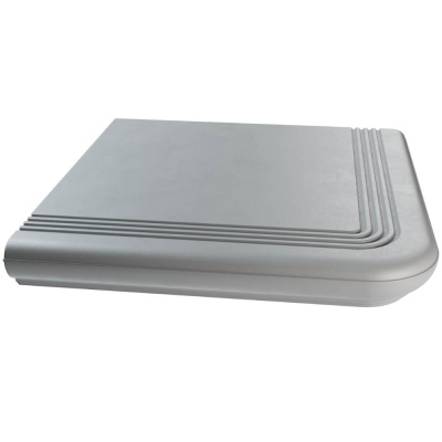 Ступень угловая Verona 340х340х20мм Мраморный фото 1